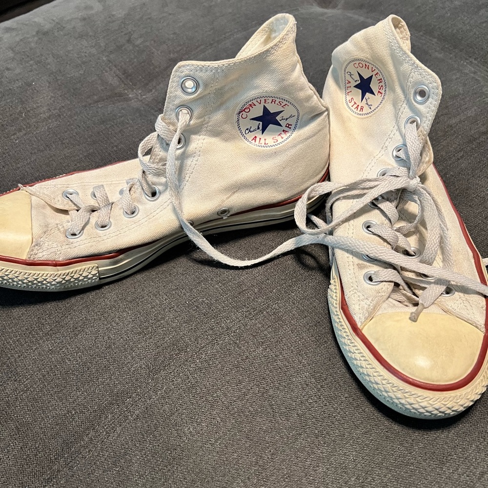 Retro white converse